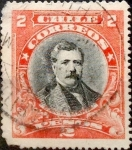 Stamps Chile -  Intercambio 0,20 usd 2 pesos 1915