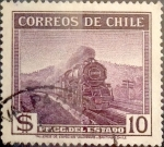 Stamps Chile -  Intercambio 0,20 usd 10 pesos 1938