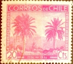 Sellos de America - Chile -  Intercambio 0,25 usd 20 cents. 1936