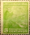 Sellos de America - Chile -  Intercambio 0,25 usd 5 cents. 1931