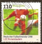 Stamps Germany -   FC Kaiserslautern campeon de la Bundesliga 1997/98.