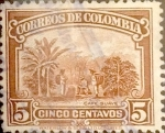 Stamps Colombia -  Intercambio 0,20 usd 5 cents. 1932