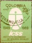 Sellos de America - Colombia -  Intercambio 0,20 usd 20 cents. 1969