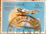 Stamps Colombia -  Intercambio 0,20 usd 1 peso 1969