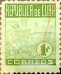 Stamps Cuba -  Intercambio 0,20 usd 1 cent. 1948