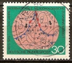 Stamps Germany -  Cent de la Organización Meteorológica Internacional.