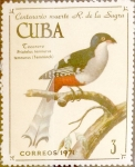 Stamps Cuba -  Intercambio m1b 0,45 usd 3 cents. 1971