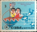 Sellos de America - Cuba -  Intercambio 0,80  usd 3 cents. 1972