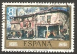 Stamps Spain -  2026 - Casas del Botero en Lerma, cuadro de Zuloaga