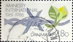 Stamps Denmark -  Intercambio 0,25 usd 2,80 krone 1986