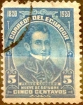 Sellos de America - Ecuador -  Intercambio 0,20 usd 5 cents. 1920