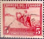 Stamps Ecuador -  Intercambio 0,20 usd 5 cents. 1940