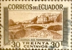 Stamps Ecuador -  Intercambio 0,50 usd 30 cents. 1953