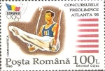 Sellos del Mundo : Europe : Romania : JUEGOS  OLÌMPICOS  DE  VERANO.  ATLANTA  1995.  GIMNASIA  EN  LOS  AROS.