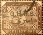 Stamps Egypt -  1 miles. 1907