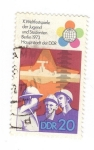 Stamps Germany -  X Festival mundial de la juventud y los estudiantes