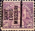 Stamps United States -  Intercambio 0,40 usd 50 cents. 1922