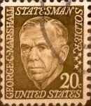 Stamps United States -  Intercambio 0,20 usd 20 cents. 1967