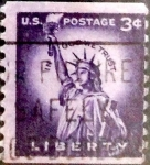 Stamps United States -  Intercambio 0,20 usd 3 cents. 1954