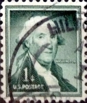 Stamps : America : United_States :  Intercambio 0,20 usd 1 cents. 1954