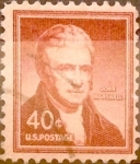 Stamps United States -  Intercambio 0,20 usd 40 cents. 1955