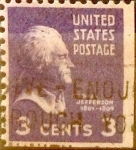 Sellos de America - Estados Unidos -  Intercambio 0,20 usd 3 cents. 1938