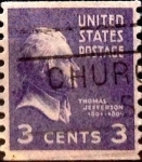 Stamps United States -  Intercambio 0,20 usd 3 cents. 1939