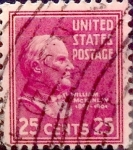 Sellos de America - Estados Unidos -  Intercambio 0,20 usd 25 cents. 1938