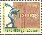 Sellos de America - Per� -  19th  JUEGOS  OLÌMPICOS,  MEXICO  68.  