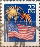 Stamps United States -  Intercambio 0,20 usd 22  cents. 1987