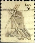 Stamps United States -  Intercambio 0,20 usd 15 cents. 1980