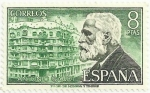 Sellos de Europa - Espa�a -  PERSONAJES. ANTONI GAUDÍ. EDIFIL 2241