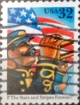 Stamps United States -  Intercambio cxrf2 0,20 usd 32 cents. 1997