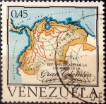 Stamps Venezuela -  Intercambio dm1g2 0,20 usd 45 cents. 1969