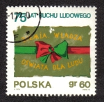 Stamps Poland -  Peasant Movement Flag