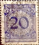 Sellos de Europa - Alemania -  Intercambio ma2s 0,35 usd 20 pf. 1923