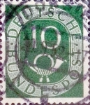 Stamps Germany -  Intercambio 0,20 usd 10 pf. 1951