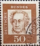 Stamps Germany -  Intercambio 0,20 usd 50 pf. 1961