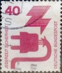 Stamps Germany -  Intercambio 0,20 usd 40 pf. 1972