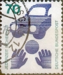 Stamps Germany -  Intercambio 0,30 usd 70 pf. 1973