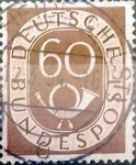 Stamps Germany -  Intercambio 0,30 usd 60 pf. 1952