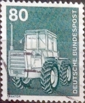 Stamps Germany -  Intercambio 0,20 usd 80 pf. 1975