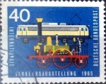 Stamps Germany -  Intercambio 0,20 usd 40 pf. 1965