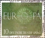 Sellos de Europa - Alemania -  Intercambio 0,20 usd 10 pf. 1959