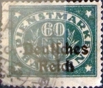 Stamps Germany -  Intercambio nxrl 1,10 usd 60 pf. 1920