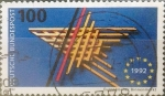 Stamps Germany -  Intercambio ma3s 0,45 usd 100 pf. 1992