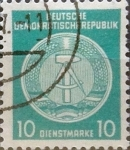 Stamps Germany -  Intercambio 0,20 usd 10 pf. 1954