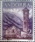 Sellos del Mundo : Europe : Andorra : Intercambio 0,50 usd 2 pesetas 1963