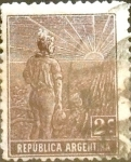 Stamps Argentina -  Intercambio 0,25 usd 2 cents. 1911