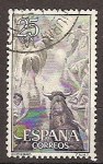 Sellos de Europa - Espaa -  ESPAÑA SEGUNDO CENTENARIO USD Nº 1256 (0) 25C NEGRO TOROS